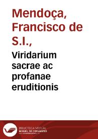 Viridarium sacrae ac profanae eruditionis