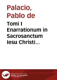 Tomi I Enarrationum in Sacrosanctum Iesu Christi Euangelium secundum Matthaeum...