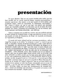 Boletín Iberoamericano de Teatro para la Infancia y la Juventud, núm. 9 (mayo-agosto 1977). Presentación