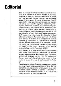 Boletín Iberoamericano de Teatro para la Infancia y la Juventud, núm. 32 (enero-marzo 1984). Editorial