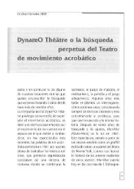 DynamO Théâtre o la búsqueda perpetua del Teatro de movimiento acrobático