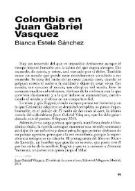 Colombia en Juan Gabriel Vasquez [Reseña]