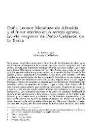 Doña Leonor Mendoza de Almeida y el furor uterino en 