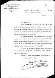 Carta de Gregorio Torres Quintero a Rafael Altamira. México, 28 de enero de 1910