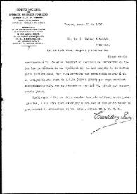 Carta de Castillo y Parra a Rafael Altamira. México, 31 de enero de 1910