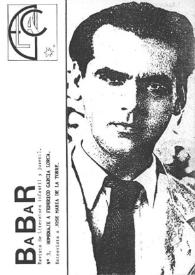 Babar : revista de literatura infantil y juvenil. Núm. 3, septiembre 1989