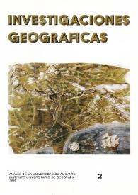 Investigaciones Geográficas. Núm. 2, 1984