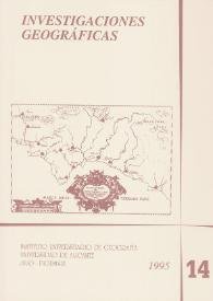 Investigaciones Geográficas. Núm. 14,  1995