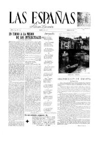 Las Españas : revista literaria. Año II, núm. 3, enero 1947