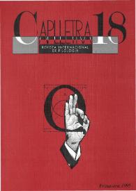 Caplletra: Revista Internacional de Filologia. Núm. 18, primavera de 1995