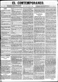 El Contemporáneo. Año II, núm. 65, jueves 7 de marzo de 1861