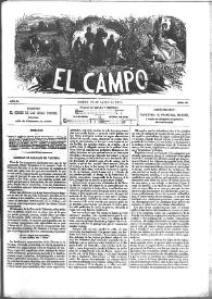 El Campo. Núm. 18, 16 de agosto de 1877