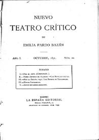 Nuevo Teatro Crítico. Año I, núm. 10, octubre de 1891