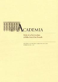 Academia : Anales y Boletín de la Real Academia de Bellas Artes de San Fernando. Núm. 94 - 95, primer y segundo semestre de 2002