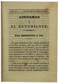 Abenamar y el estudiante. Núm. 7.º, domingo 23 de diciembre de 1838