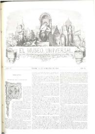 El museo universal. Núm. 17, Madrid 15 de setiembre de 1858, Año II [sic]