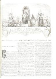 El museo universal. Núm. 38, Madrid 17 de setiembre de 1865, Año IX [sic]