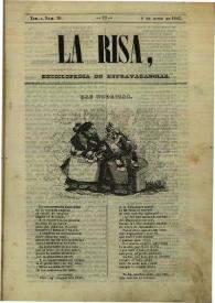 La risa : enciclopedia de extravagancias. Tom. I, Núm. 10, 4 de junio de 1843