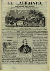 El laberinto. Núm. 25, lunes 4 de agosto 1845