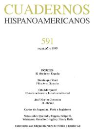 Cuadernos Hispanoamericanos. Núm. 591, septiembre 1999