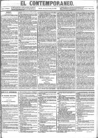 El Contemporáneo. Año II, núm. 60, viernes 1 de marzo de 1861