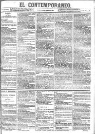 El Contemporáneo. Año II, núm. 67, sábado 9 de marzo de 1861
