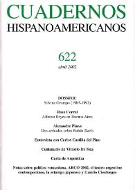 Cuadernos Hispanoamericanos. Núm. 622, abril 2002