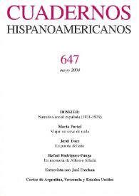 Cuadernos Hispanoamericanos. Núm. 647, mayo 2004