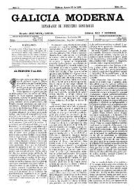Galicia Moderna. Núm. 17, 23 de agosto de 1885