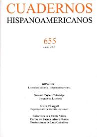 Cuadernos Hispanoamericanos. Núm. 655, enero 2005