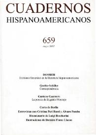 Cuadernos Hispanoamericanos. Núm. 659, mayo 2005