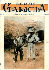Eco de Galicia (A Habana, 1917-1936) [Reprodución]. Núm. 73 decembro 1918