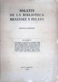Boletín de la Biblioteca de Menéndez Pelayo. 1919