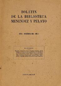 Boletín de la Biblioteca de Menéndez Pelayo. 1922