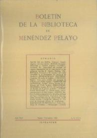 Boletín de la Biblioteca de Menéndez Pelayo. 1969