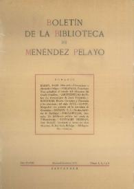 Boletín de la Biblioteca de Menéndez Pelayo. 1972