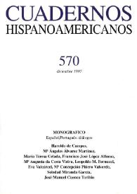 Cuadernos Hispanoamericanos. Núm. 570, diciembre 1997
