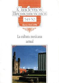 Cuadernos Hispanoamericanos. Núm. 549-550, marzo-abril 1996