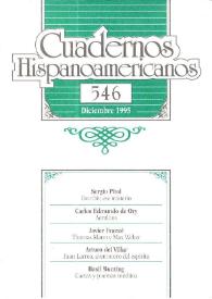 Cuadernos Hispanoamericanos. Núm. 546, diciembre 1995