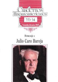 Cuadernos Hispanoamericanos. Núm. 533-534, noviembre-diciembre 1994