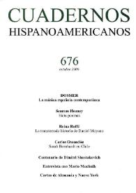 Cuadernos Hispanoamericanos. Núm. 676, octubre 2006