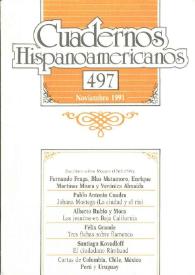 Cuadernos Hispanoamericanos. Núm. 497, noviembre 1991