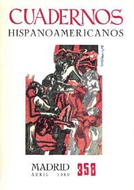 Cuadernos Hispanoamericanos. Núm. 358, abril 1980