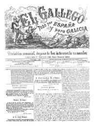 El Gallego. Periódico semanal órgano de los intereses de su nombre. Núm. 17, 17 de agosto de 1879