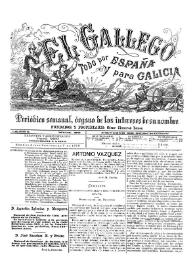 El Gallego. Periódico semanal órgano de los intereses de su nombre. Núm. 20,  8 de septiembre de 1879