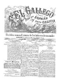 El Gallego. Periódico semanal órgano de los intereses de su nombre. Núm. 23,  28 de septiembre de 1879