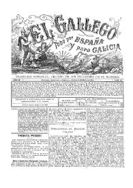 El Gallego. Periódico semanal órgano de los intereses de su nombre. Núm. 51, 11 de abril de 1880