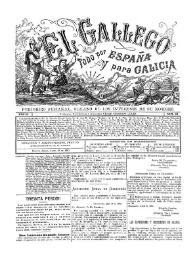 El Gallego. Periódico semanal órgano de los intereses de su nombre. Núm. 52, 18 de abril de 1880