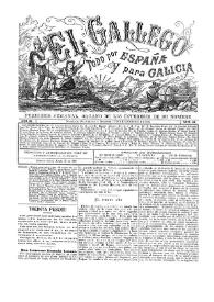 El Gallego. Periódico semanal órgano de los intereses de su nombre. Núm. 53, 25 de abril de 1880