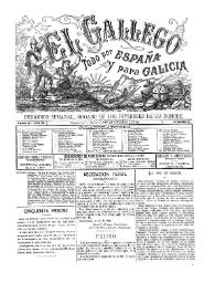 El Gallego. Periódico semanal órgano de los intereses de su nombre. Núm. 2,  9 de mayo de 1880